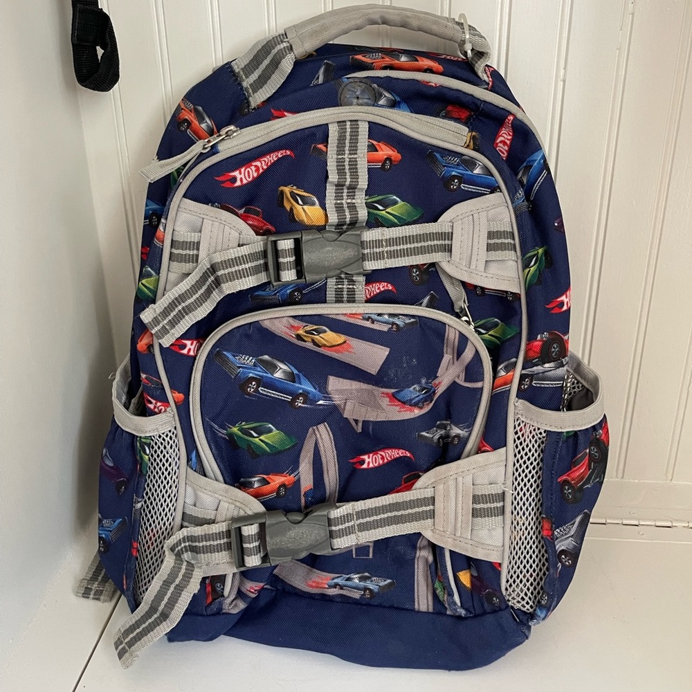 Pottery barn hot wheels backpack